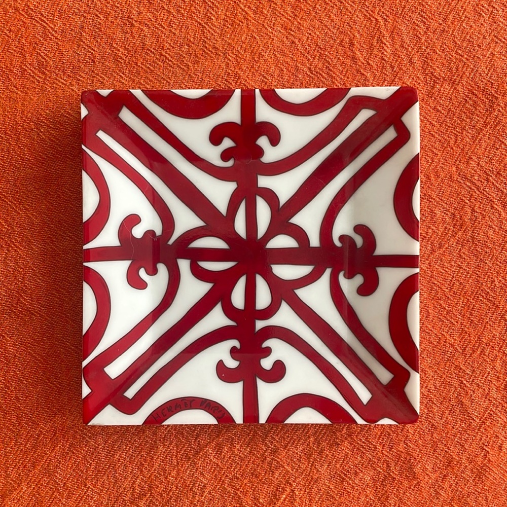 HERMÈS Balcon du Guadalquivir Square Plate #3